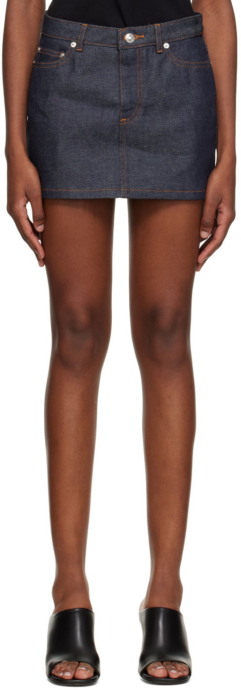 Sukňa A.P.C. Denim Mini Skirt Modrá | CODBS-F06093, 0