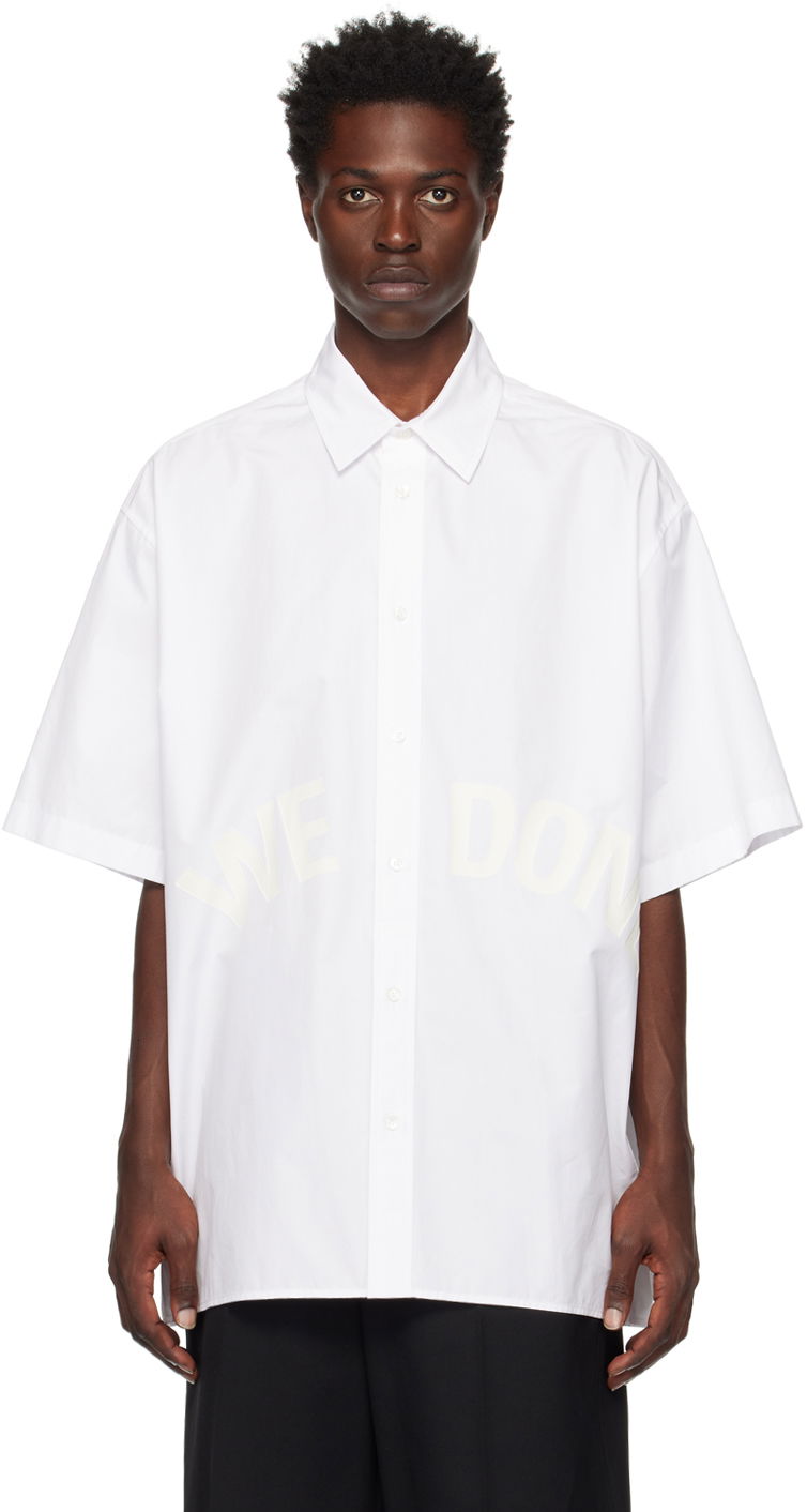Košeľa We11done We11done Printed Shirt Biela | WD-SH3-22-214-U-WH, 0