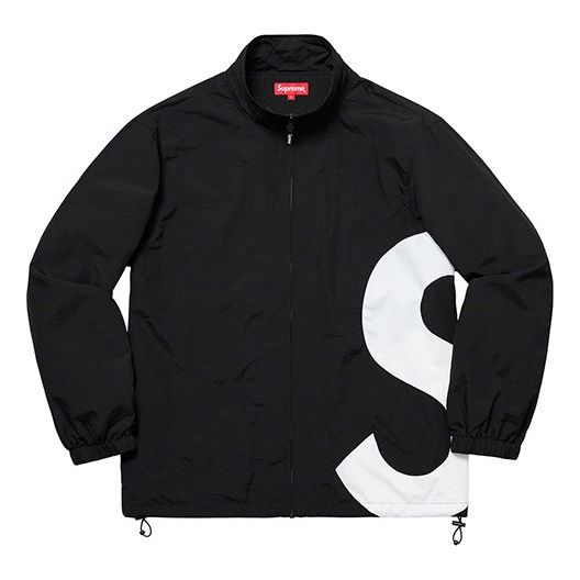 Vetrovka Supreme Track Jacket With Large Logo Čierna | SUP-SS19-10437
