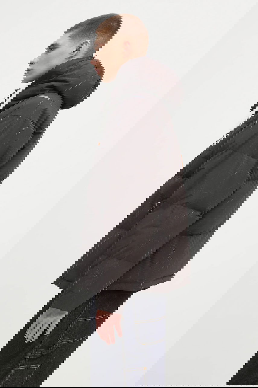 Prešívaná bunda AAPE by A Bathing Ape AAPE Main Down Jacket Čierna | AAPDNM7665XXN, 1