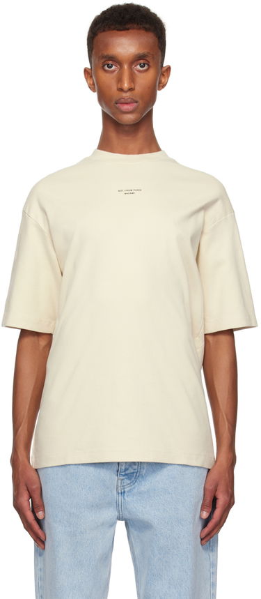 Tričko Drôle de Monsieur Drôle De Monsieur Classique Slogan T-Shirt Béžová | PERM-TS202-CO002-MT, 0