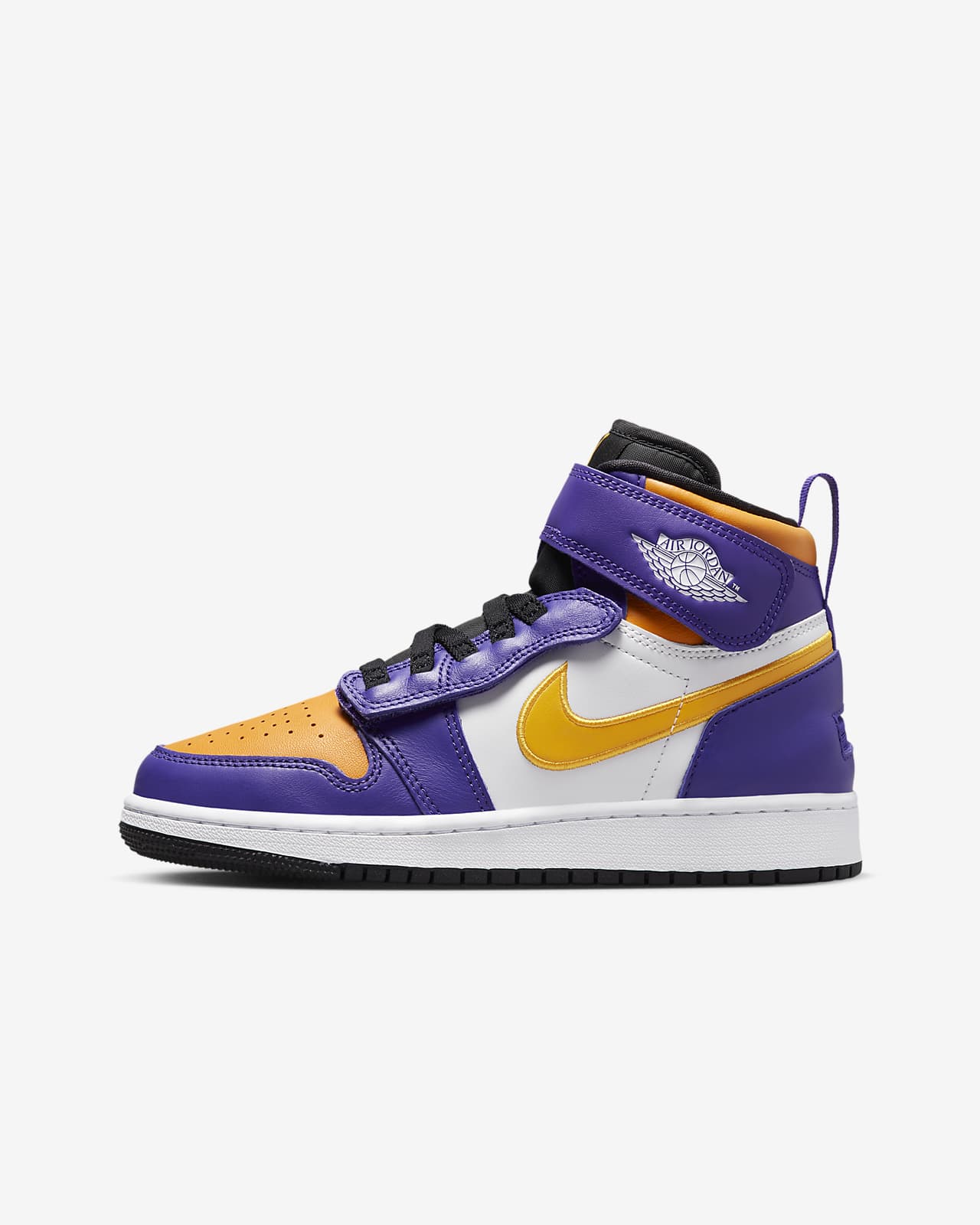 Tenisky a topánky Jordan Air Jordan 1 Hi FlyEase "Lakers" GS Fialová | DC7986-517, 0