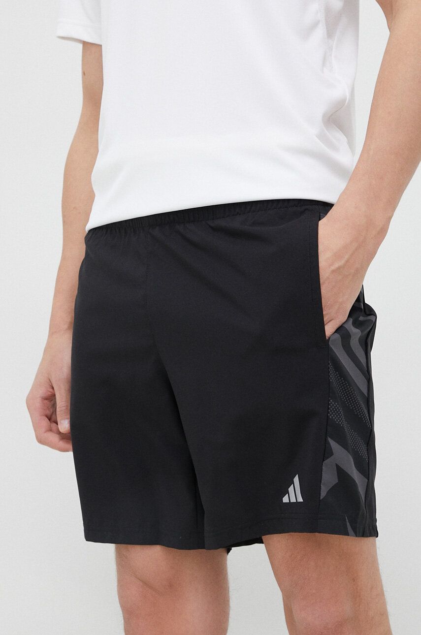 Šortky adidas Performance Own the Run Seasonal Shorts Čierna | HR6602, 0