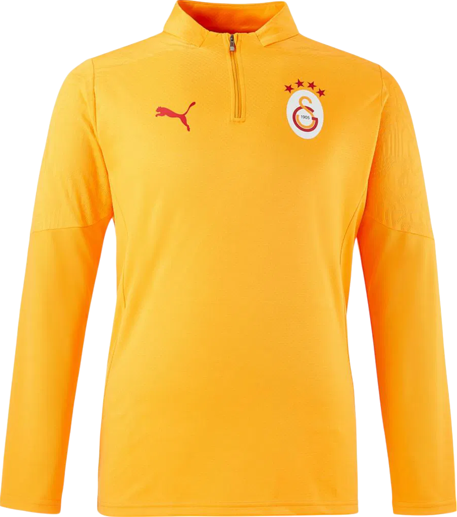 Tričko Puma Galatasaray SK Training 1/4 Zip Top Žltá | 77967611-202, 0