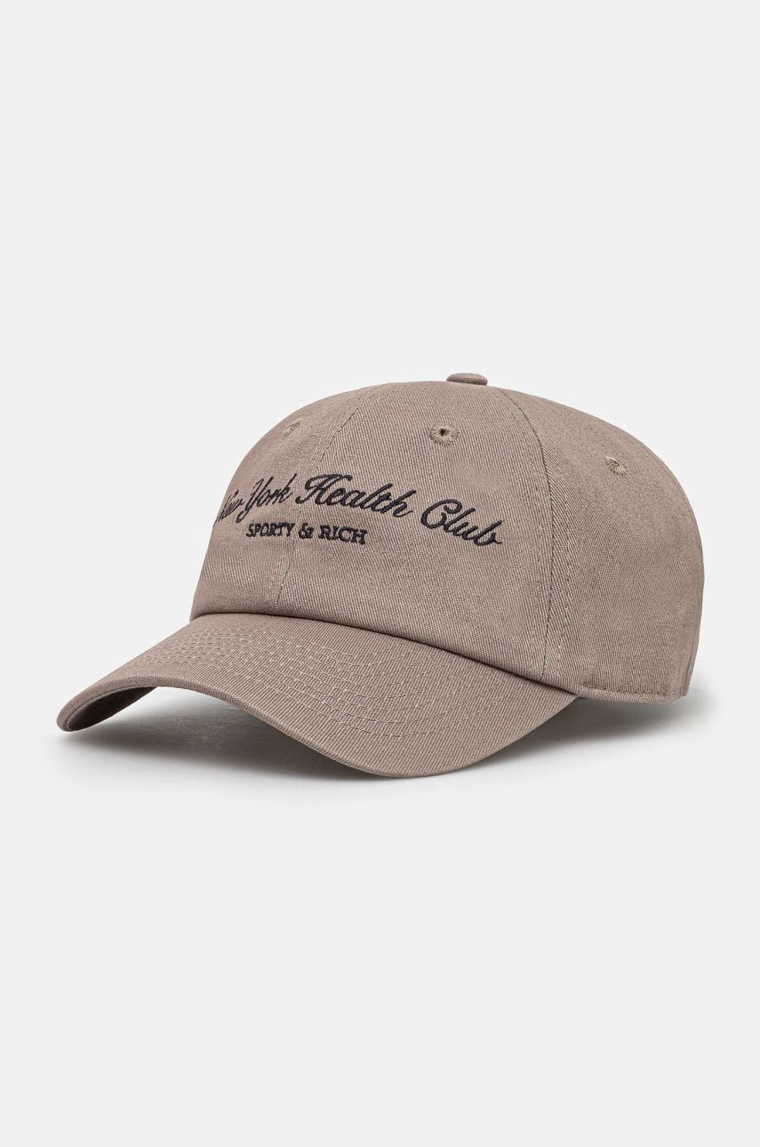 Šiltovka Sporty & Rich NY Health Club Baseball Cap Béžová | AC040512043BE19, 0