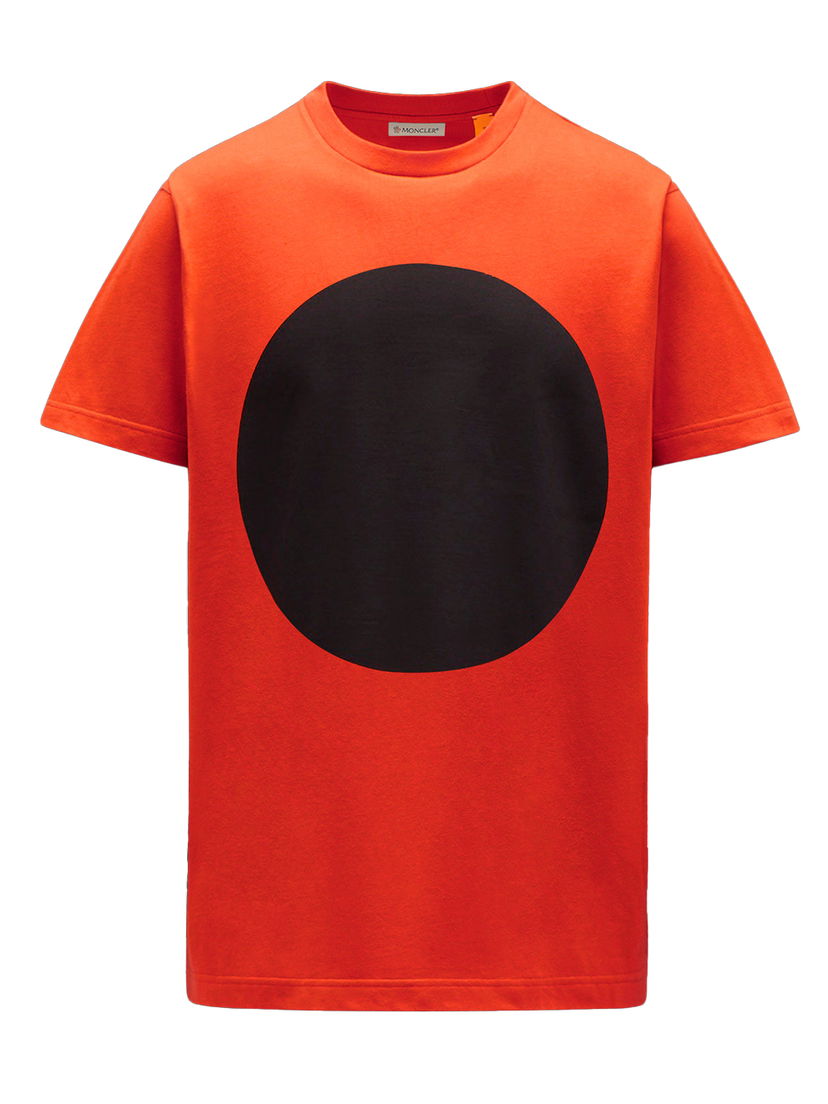 Tričko Moncler 5 Craig Printed T-Shirt Červená | H109H8C00001809E3301