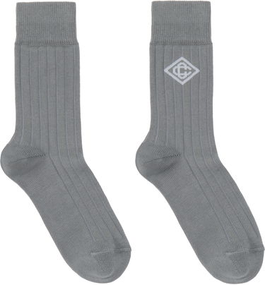 Ponožky Casablanca Dress Socks With Logo Šedá | APS25-ACC-086-02, 1