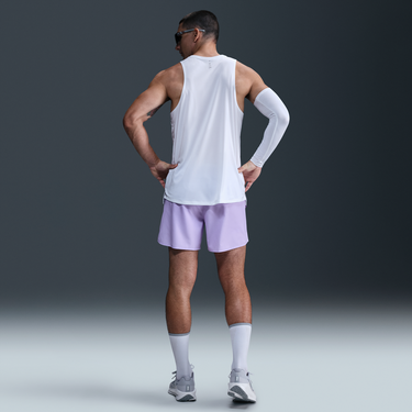 Tielko Nike Challenger Dri-FIT 2-in-1 5" Running Shorts Biela | HJ3588-515, 4