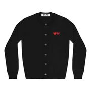 COMME des GARCONS PLAY Double Heart Cardigan