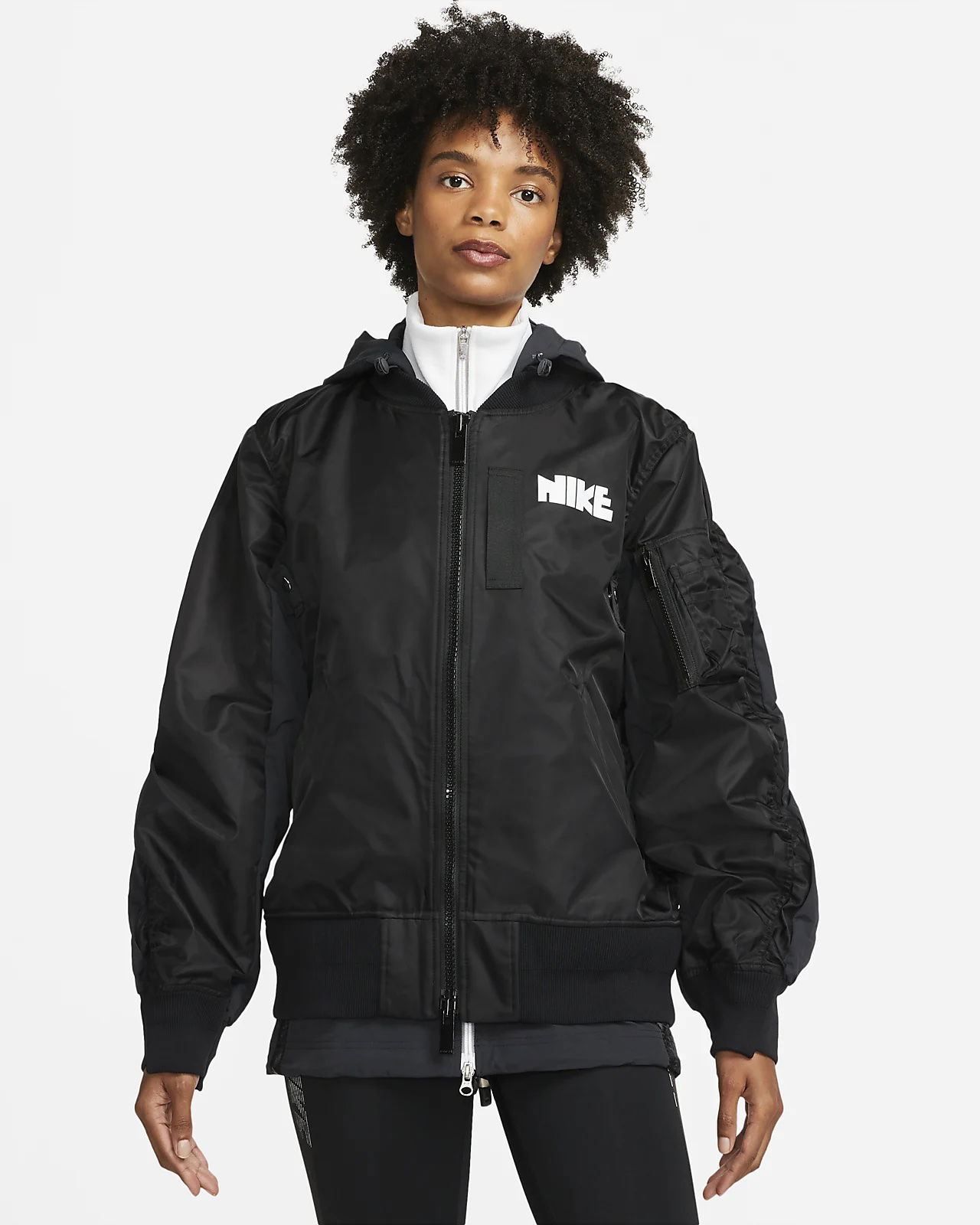 Bunda Nike sacai x Jacket Čierna | CV5686-010, 0