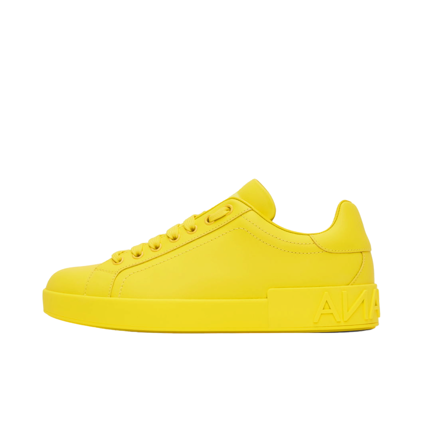 Tenisky a topánky Dolce & Gabbana Yellow Portofino Sneakers Žltá | CS1772A1065