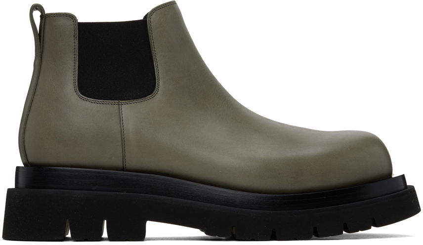 Lug Chelsea Boots "Gray"