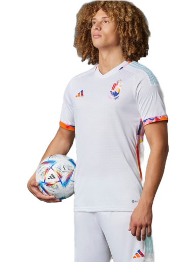 Dres adidas Originals Belgium 22 Authentic Away Jersey Biela | HD9416