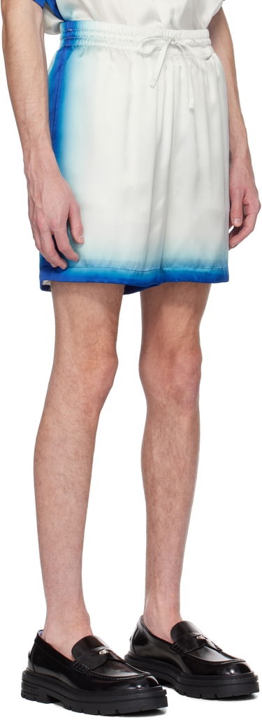 Šortky Casablanca Casablanca 'Casa Way' Skate Silk Shorts Modrá | MS25-TR-012-03, 1