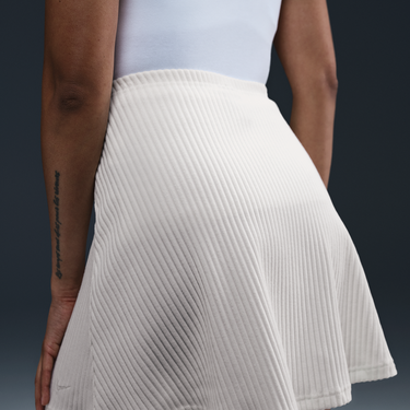 Sukňa Nike Ribbed Mini Skirt Sportswear Chill Knit Béžová | HJ1839-133, 3