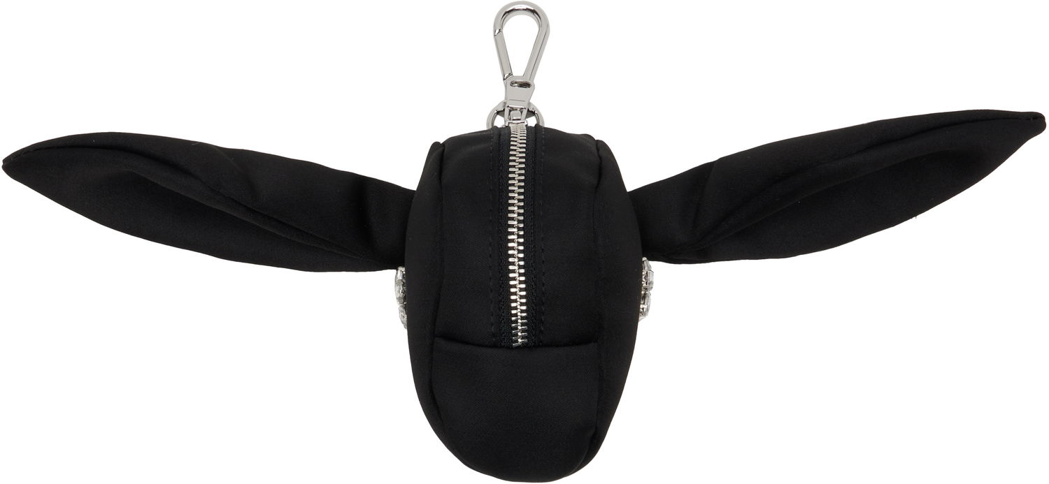 Kľúčenka Simone Rocha Simone Rocha Satin Hare Coin Purse Bag Charm Čierna | COINPURSE1 0812, 1