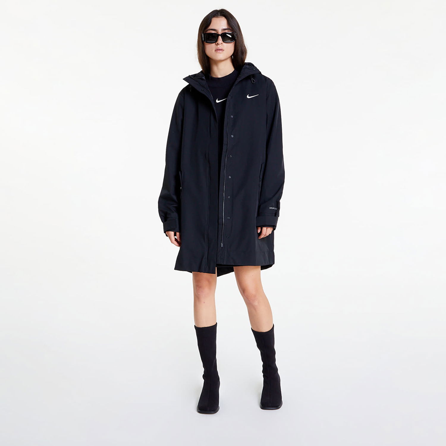 Parka Nike Sportswear Essential Sf Woven Parka Čierna | DM6245-010, 0