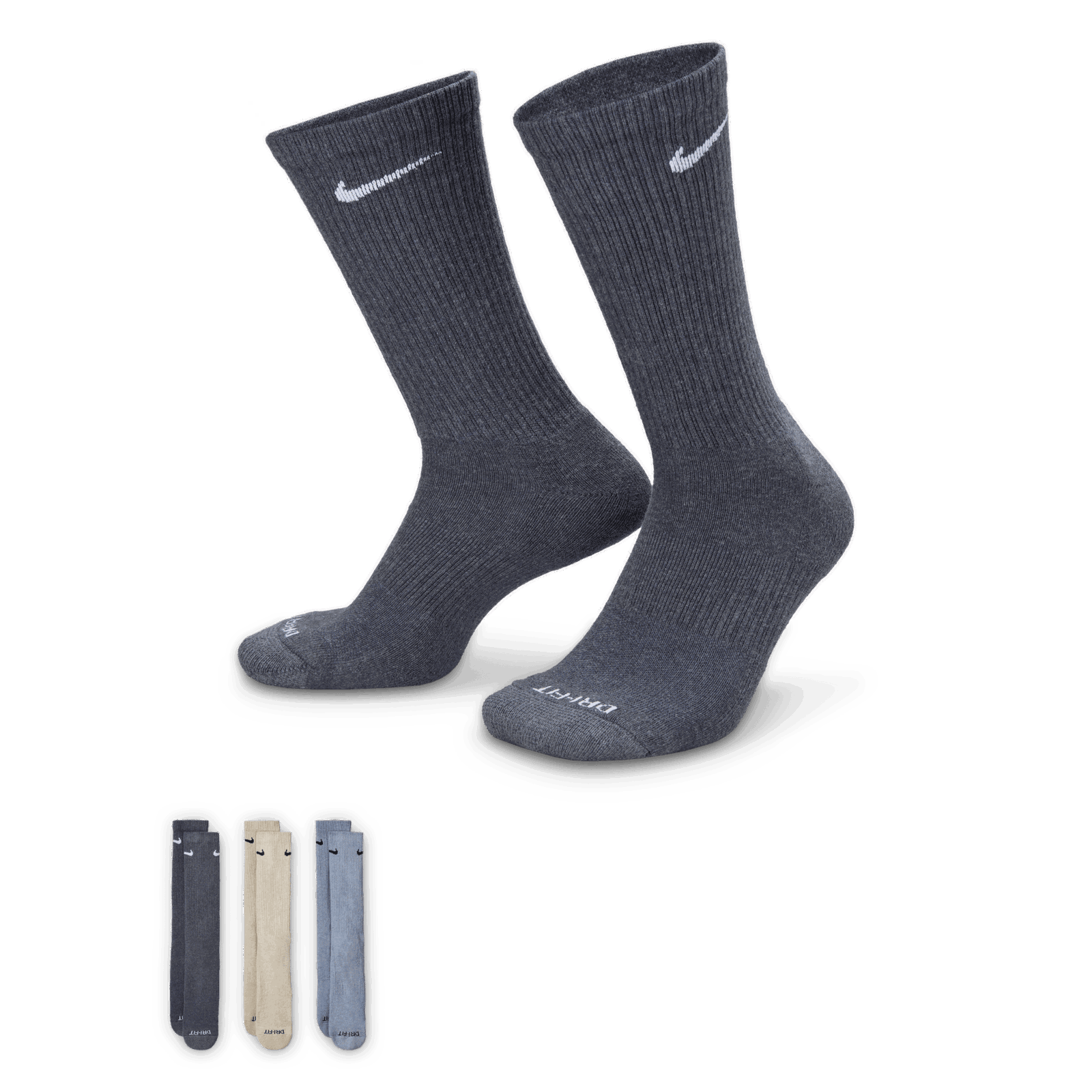 Everyday Plus Cushioned Training Socks (3 Pairs)