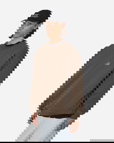 Sveter Dime Classic Small Logo Crewneck Hnedá | DIMESU2315DRI, 2