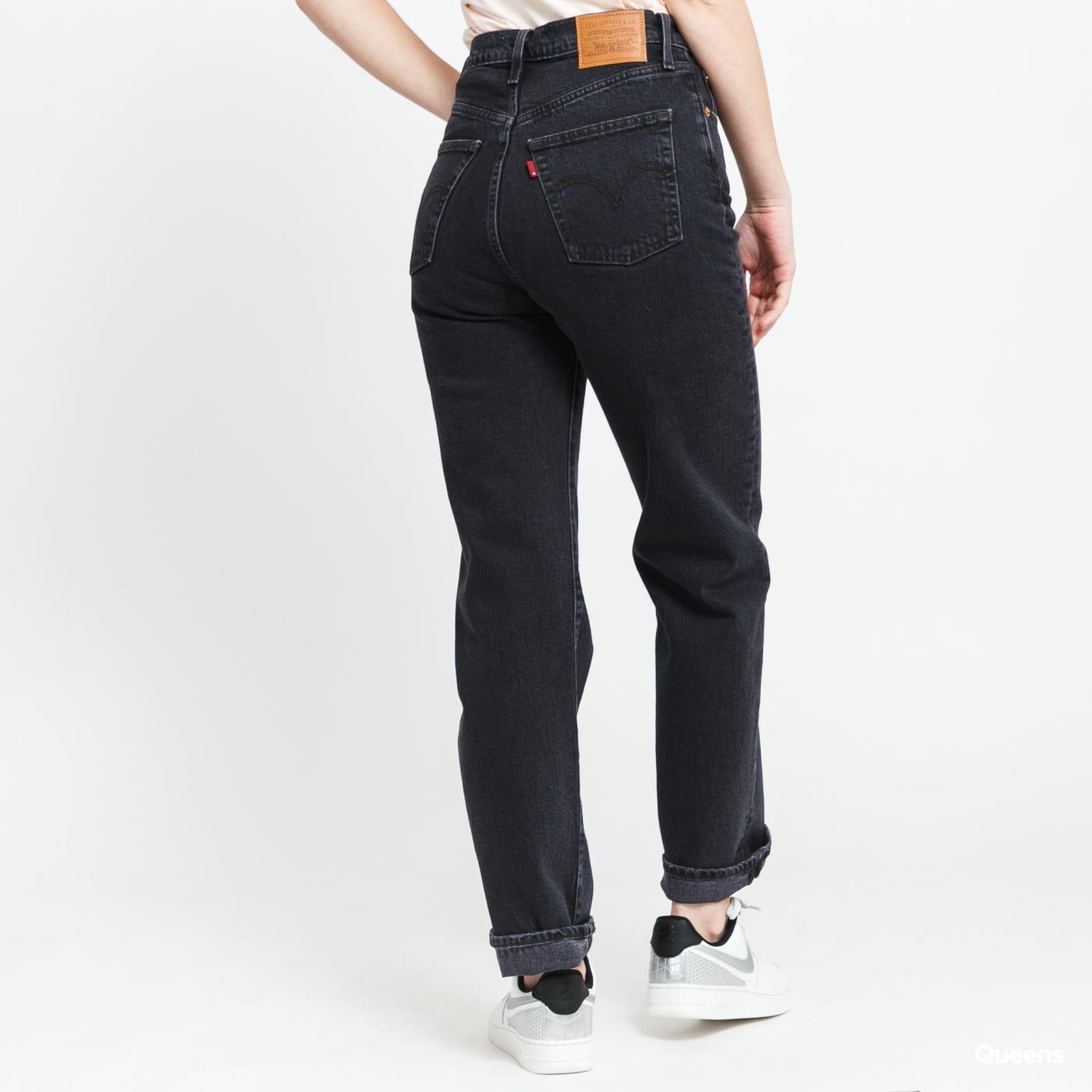 Džínsy Levi's Ribcage Straight ankle Čierna | 72693-0037, 1