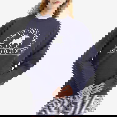 Mikina Sporty & Rich Sporty & Rich Polo Club Crew Sweatshirt Navy | ST071612252BL106, 2