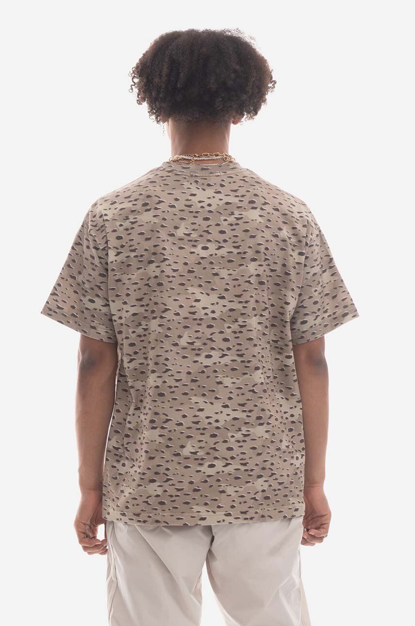 Tričko Stampd T-Shirt Camo Leopard Print Hnedá | SLA.M3129TE, 1