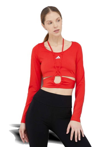 Crop Top adidas Performance Training Dance Top Červená | HS2328