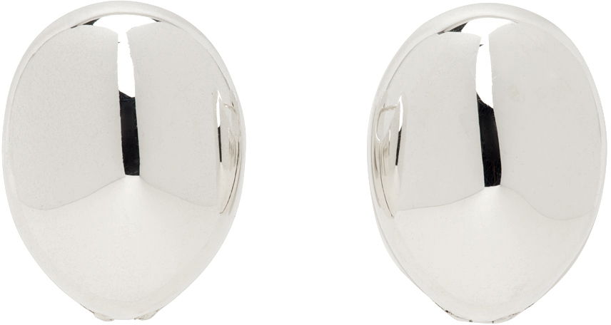 Náušnice Bottega Veneta Hoop Earrings Šedá | 754325 V5070, 0
