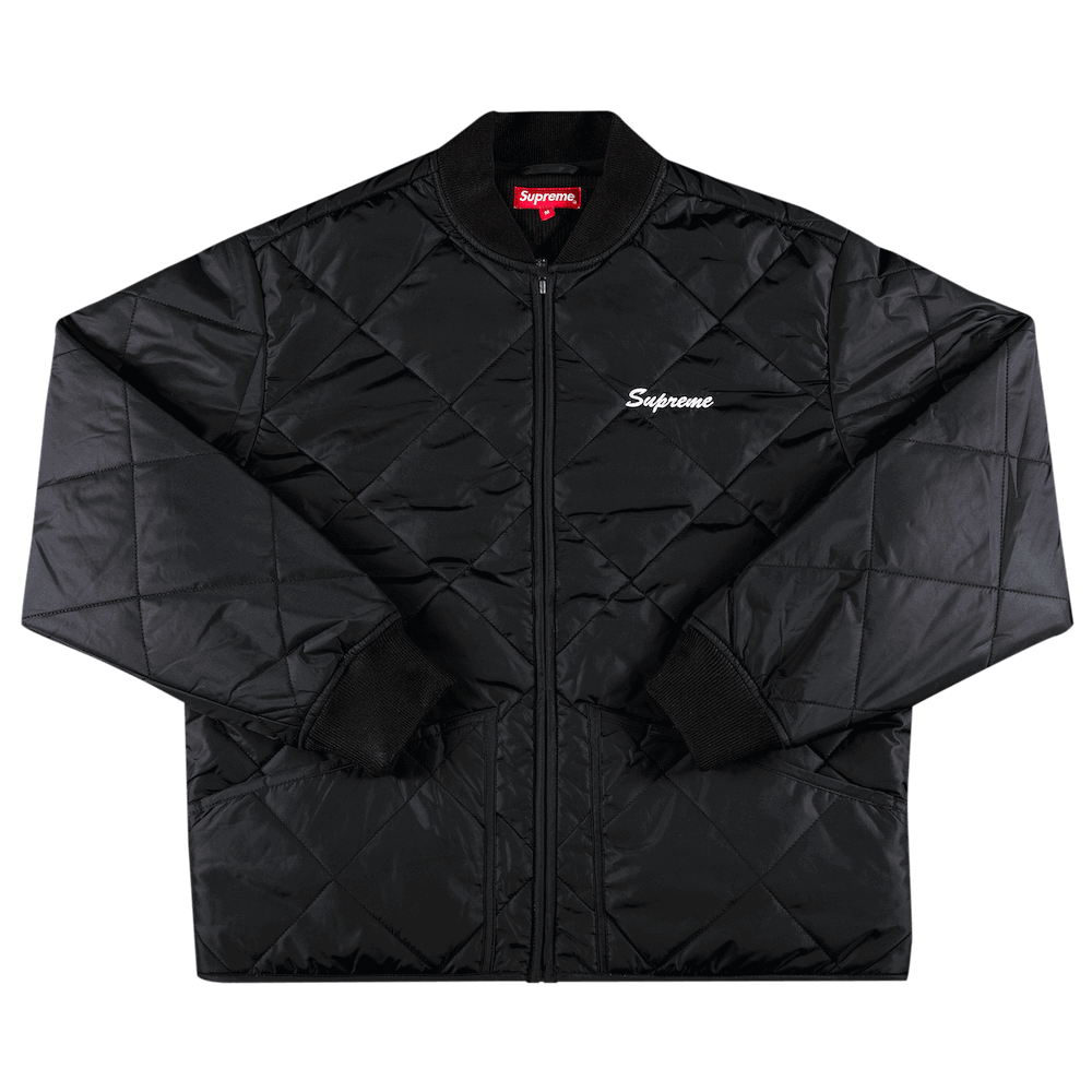 Bunda Supreme Quit Your Job Quilted Work Jacket Čierna | FW21J71 BLACK, 0