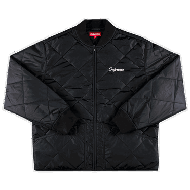 Bunda Supreme Quit Your Job Quilted Work Jacket Čierna | FW21J71 BLACK, 0