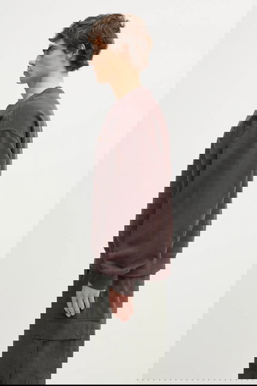 Mikina Carhartt WIP Vista Sweat Plain Cotton Sweatshirt Hnedá | I029522.33HGD, 1