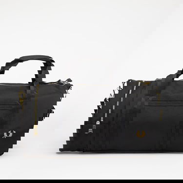 Cestovná taška Fred Perry Fred Perry Textured Nylon Barrel Bag Čierna | L9257 102, 0