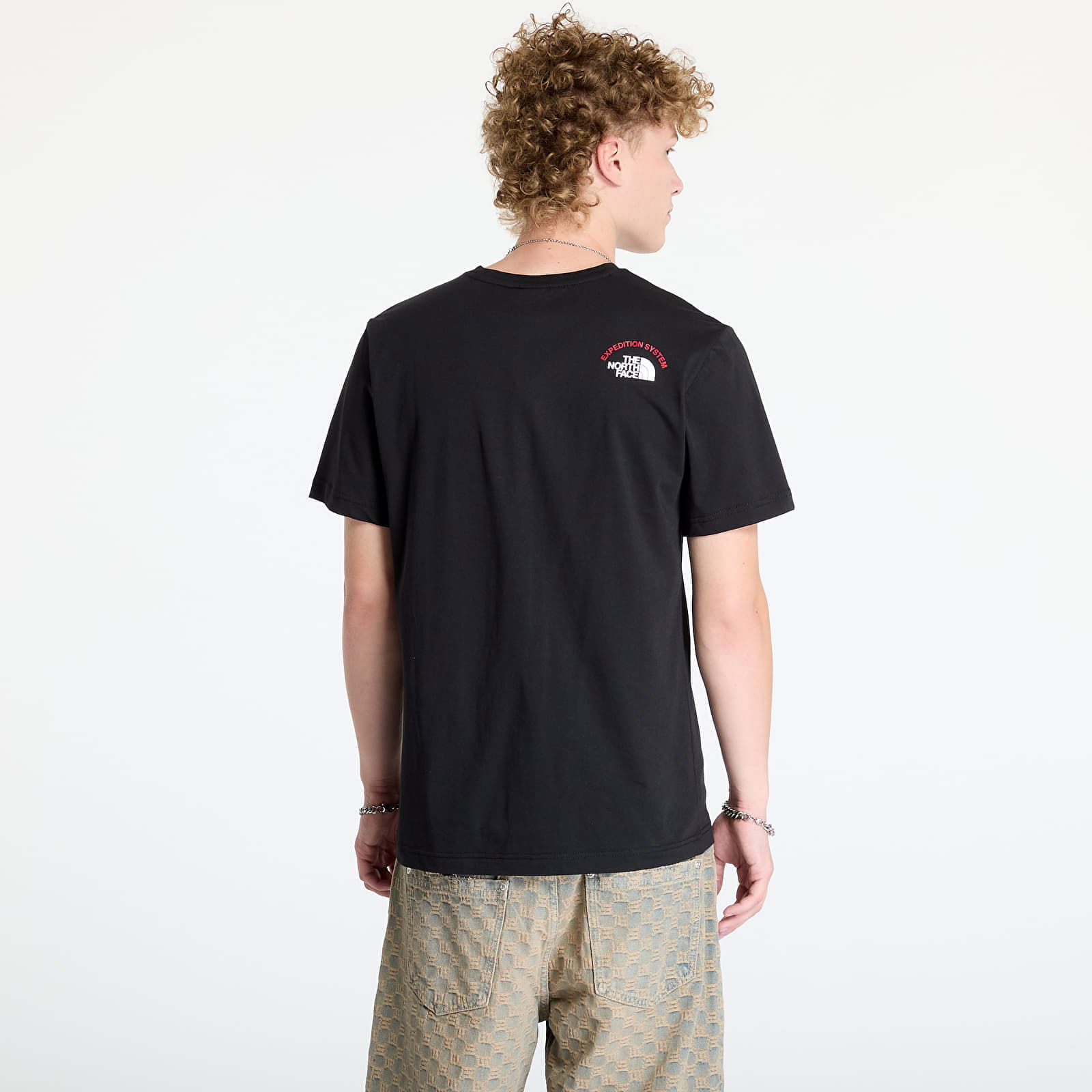 S/S Tee Expedition System Graphic Tnf Black