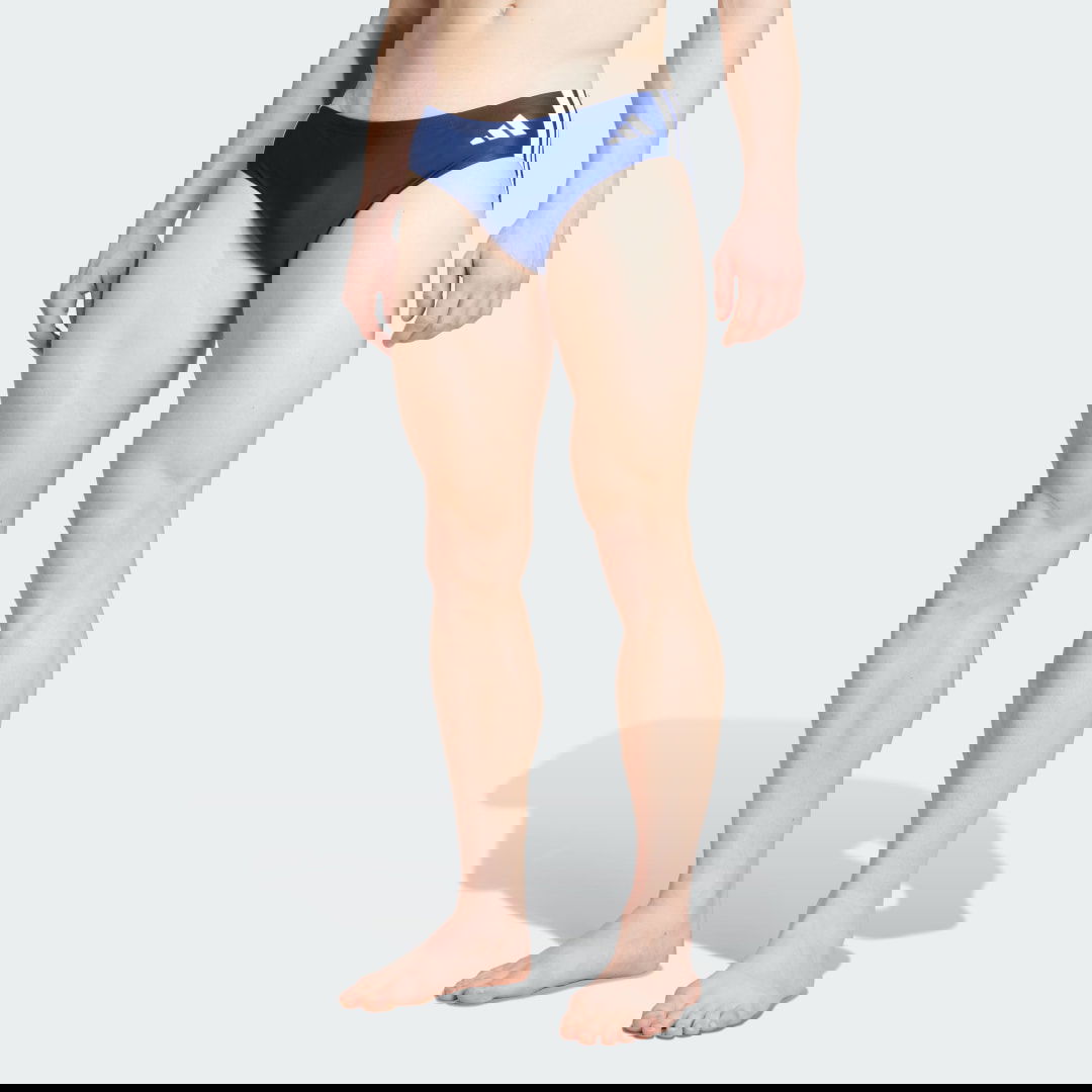 Plavky adidas Performance 3-Stripes Swim Briefs Modrá | JY3735, 0