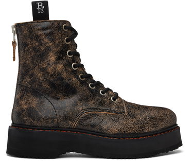 Oblečenie R13 R13 Single Stack Boots Čierna | R13MS025-S148C, 0