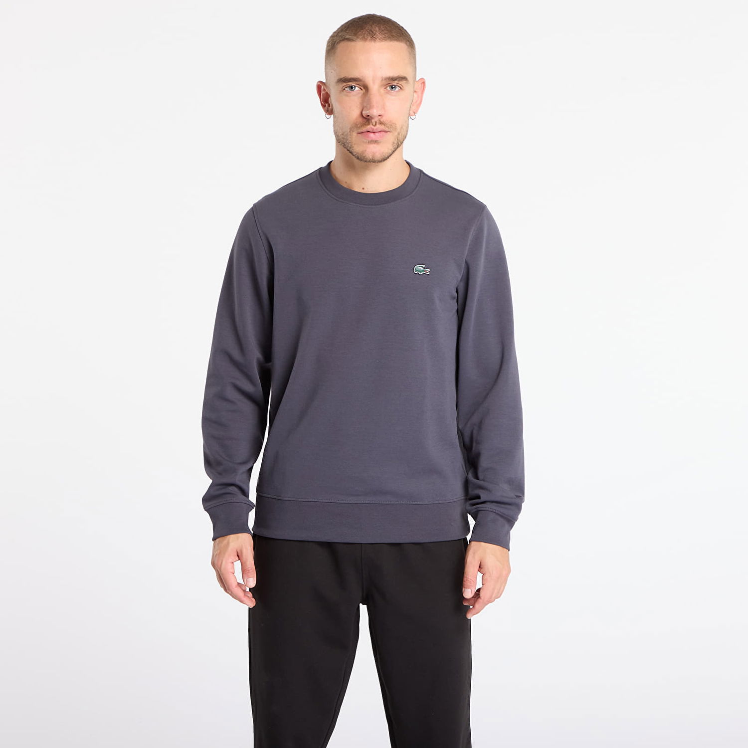 Mikina Lacoste Classic Crewneck Sweatshirt XL Šedá | SH5127 S5T, 0