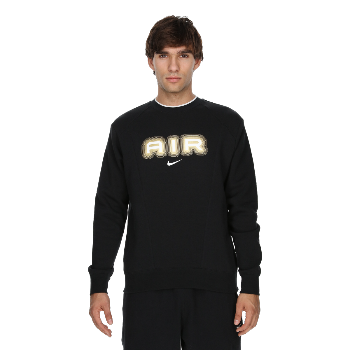 Mikina Nike Air Crew Fleece Sweatshirt Čierna | HM0177-010, 0
