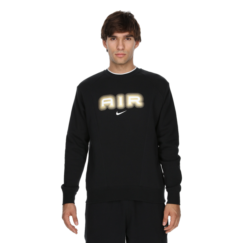Mikina Nike Air Crew Fleece Sweatshirt Čierna | HM0177-010
