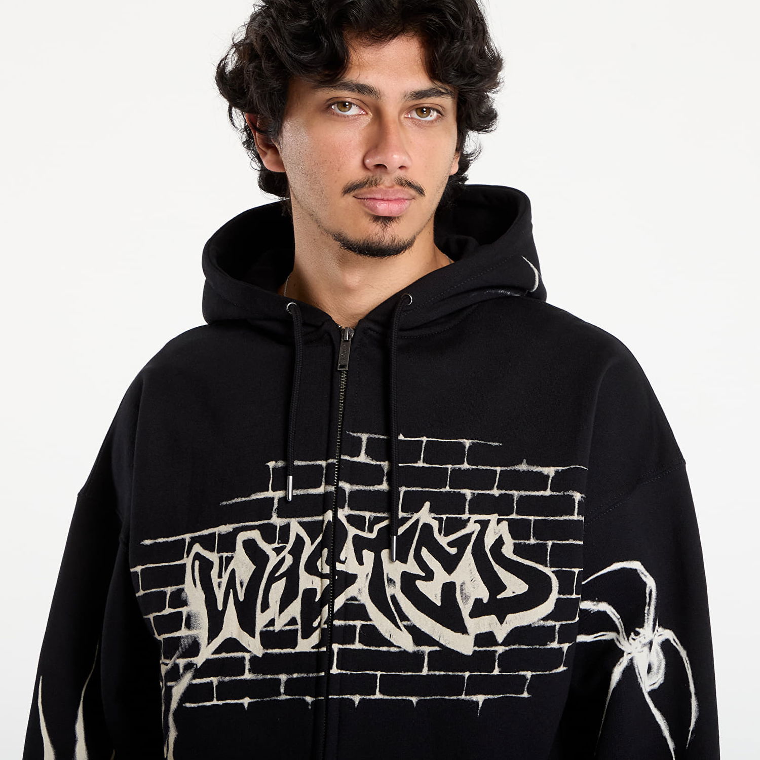 Mikina Wasted Paris Wasted Paris Atm Boxy Zip Hoodie Čierna | WP_000286, 1