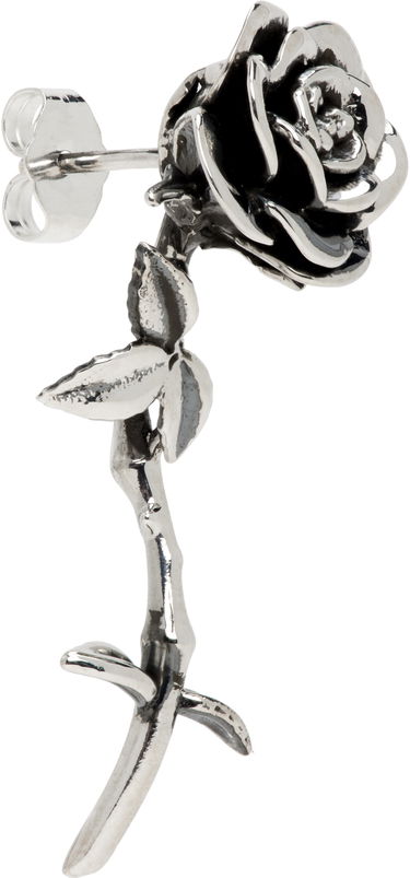 Náušnice Enfants Riches Déprimés Silver Rose Single Earring Metalická | 140-198, 2