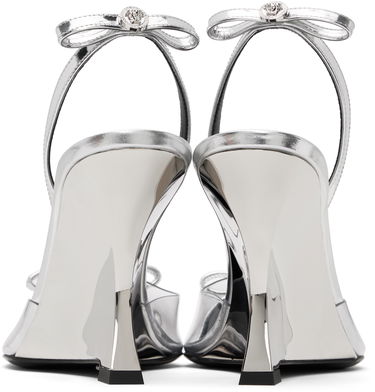Tenisky a topánky Versace Metallic Wedge Heels with Ribbon Strap Metalická | 1016194_1A10007_2T08P, 1