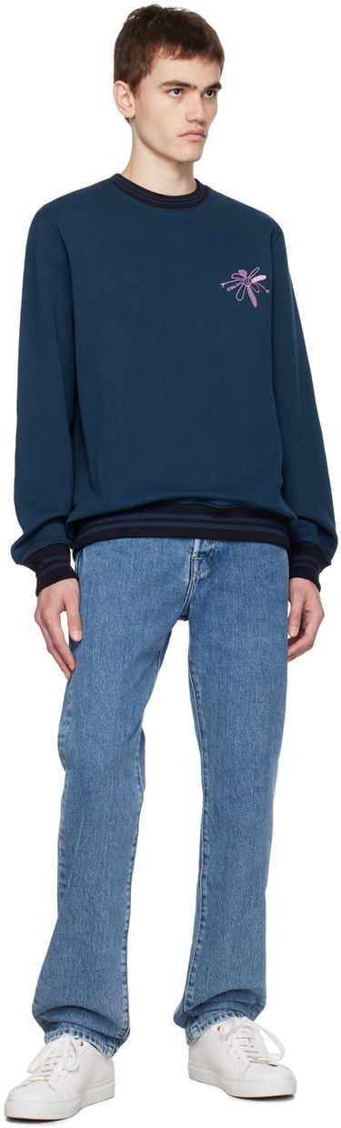 Sveter Paul Smith PS Paul Smith Flower Sweatshirt Modrá | M2R-331Y-LP3881, 3