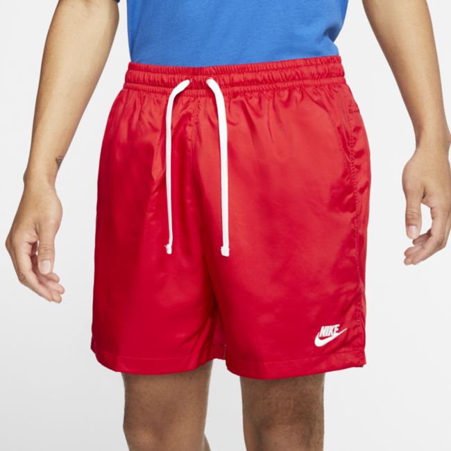 Šortky Nike Sportswear Woven Flow Shorts Červená | AR2382-657, 0