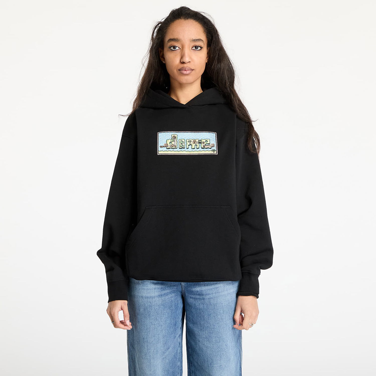 Mikina Dime DIME World Hoodie Čierna | DIMEHO2445BLK, 1