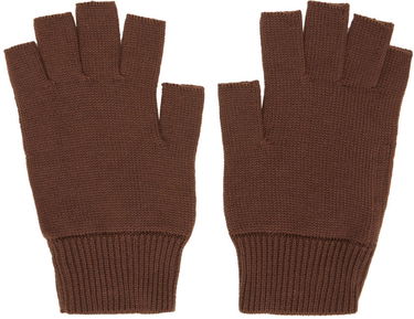 Rukavice Rick Owens Rick Owens Cashmere Fingerless Gloves Hnedá | RU02B2485 WS, 1