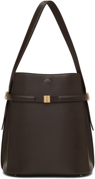 Kabelka TOTEME TOTEME Leather Bucket Bag with Belt Hnedá | 244-WAL0048-LE0025, 0
