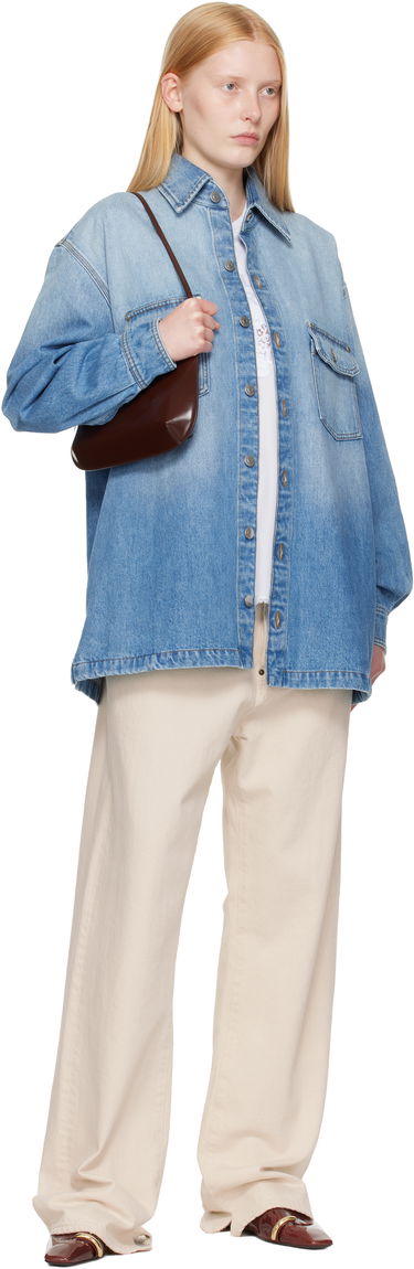 Košeľa Stella McCartney Stella McCartney Iconic Denim Shirt Modrá | 6D04113SQH27, 3