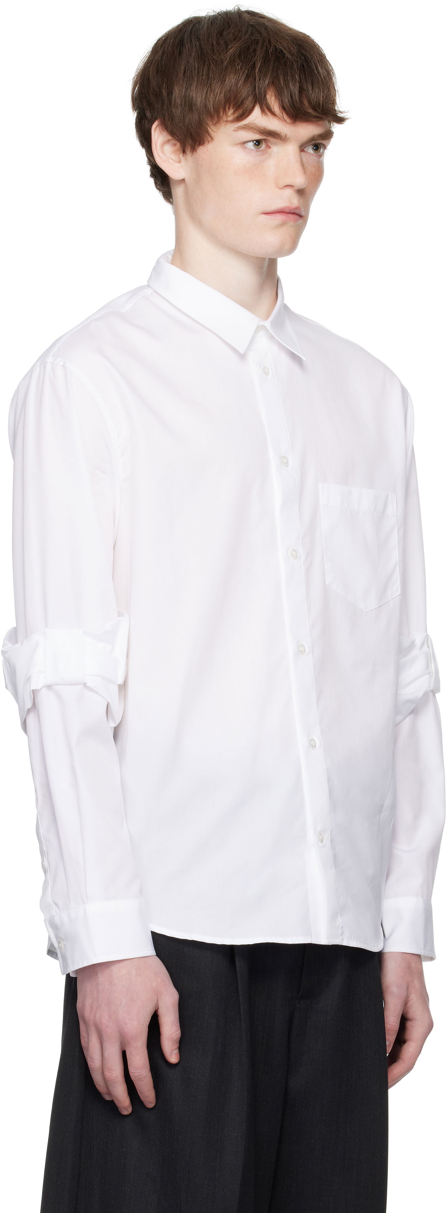 Košeľa Simone Rocha Simone Rocha Bow Sleeve Classic Shirt Biela | 5382 1025, 1