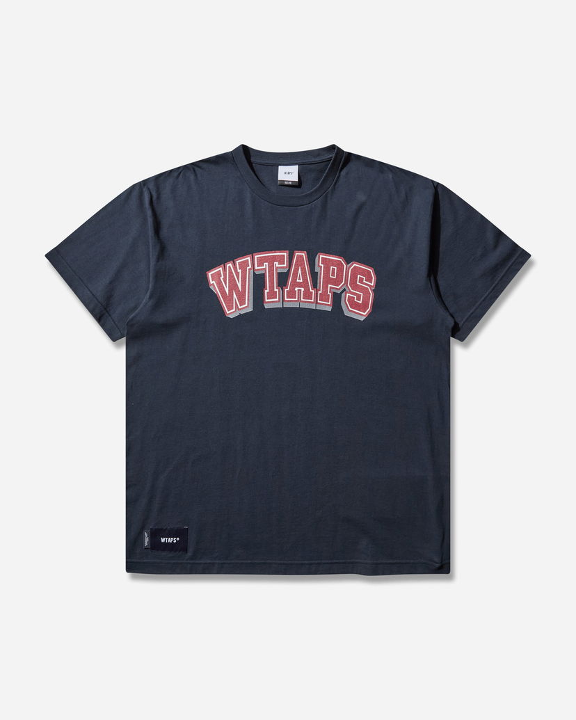 Tričko WTAPS HG Collegiate Print T-Shirt Navy | 251ATDT-STM07S NAVY