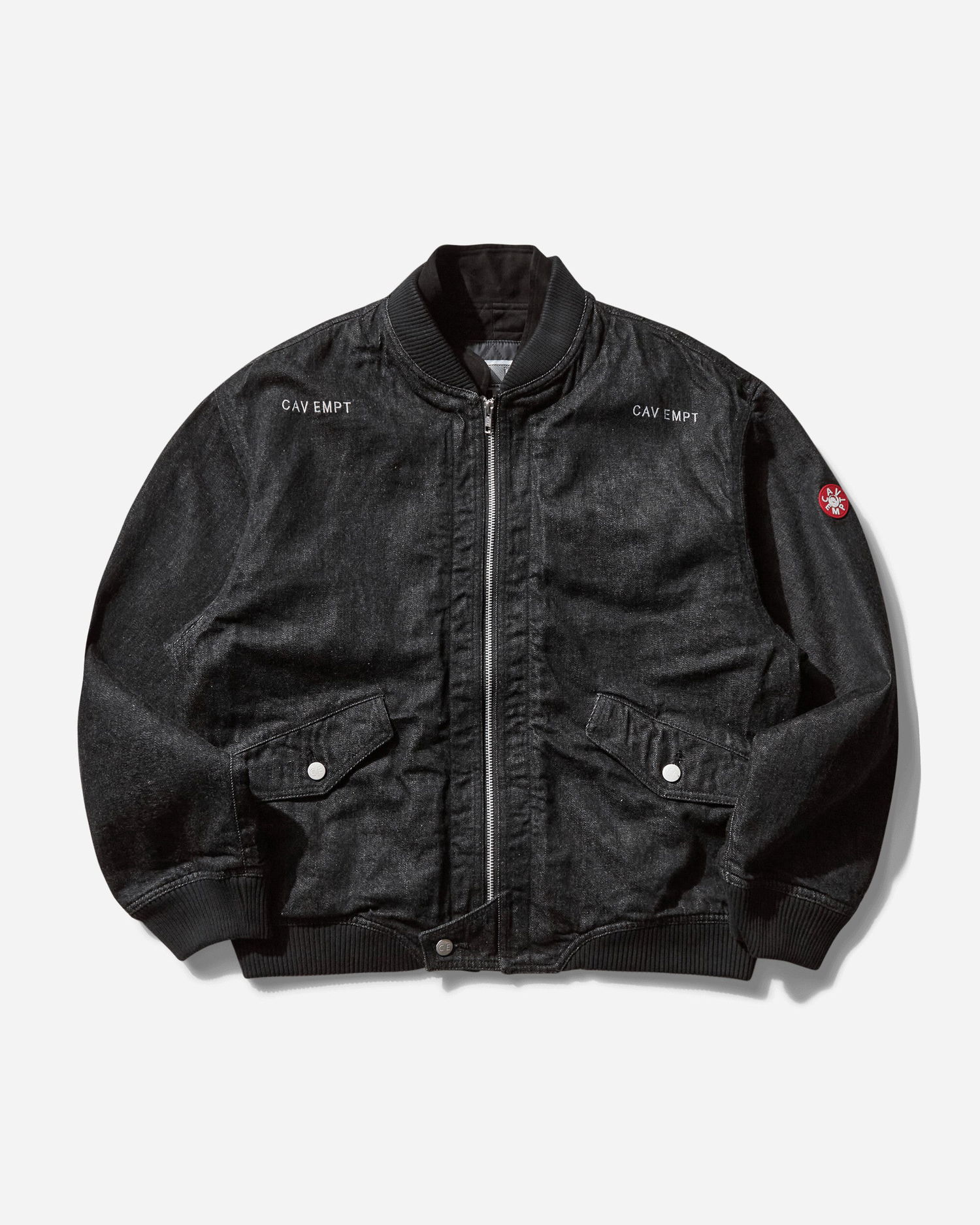 Bomber bunda Cav Empt Double Flap Zip Jacket Čierna | CES27JK06 BLACK, 0